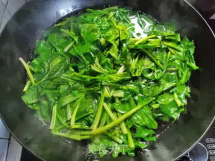 Make Pelican spinach step 6