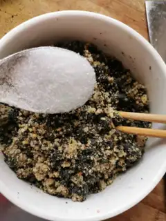 Make Black sesame pecan powder step 6