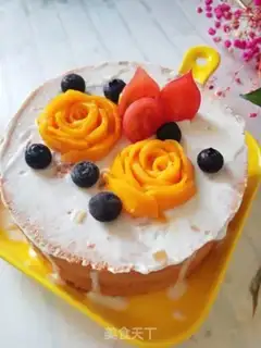 Make Yogurt mango cake step 1