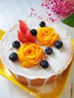 Make Yogurt mango cake step 3