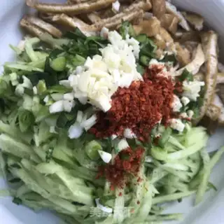 Make The tofu cucumber step 3