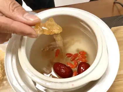 Make Clear the gel soup step 4
