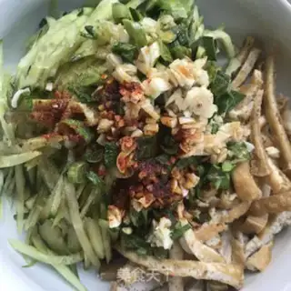 Make The tofu cucumber step 4