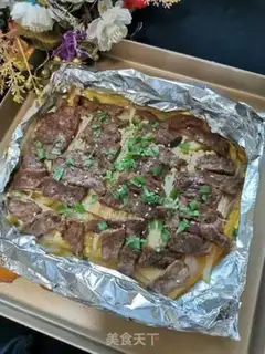 Make Golden mushroom roast beef step 9