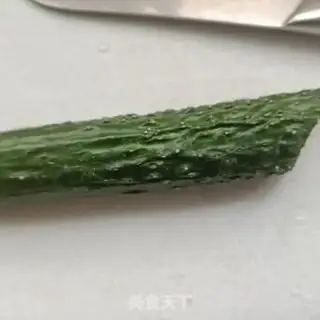 Make cucumber-mucked eggs step 2