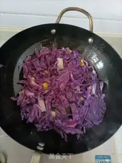 Make Mother-in-law makes purple kale step 4