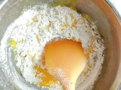 Make Red velvet cream cake step 5