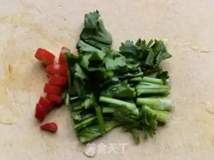 Make Golden pins and mushrooms and broccoli step 6