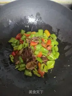 Make Twin peppers, fat and fat step 3