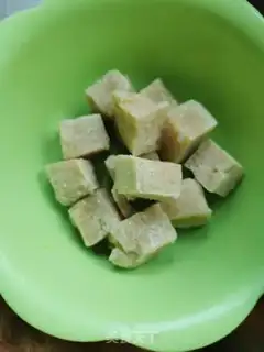Make Cracked tofu step 1