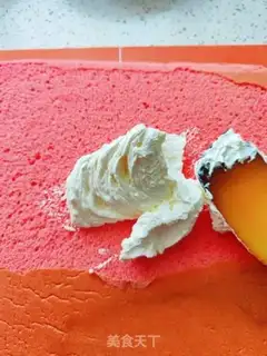 Make Red velvet cream cake step 16