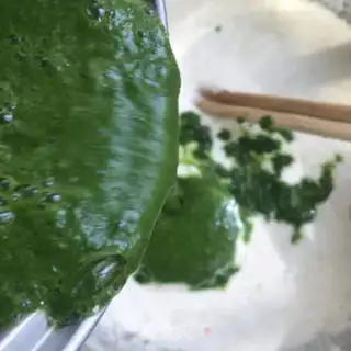 Make Spinach pancakes step 2