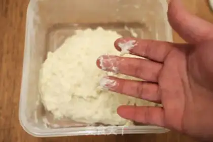 Make Low-temperature fermentation free of bread step 3