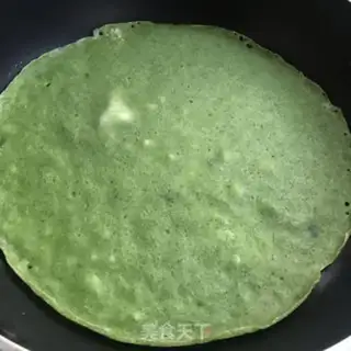 Make Spinach pancakes step 4