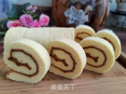 Make Peach jam cake rolls step 16