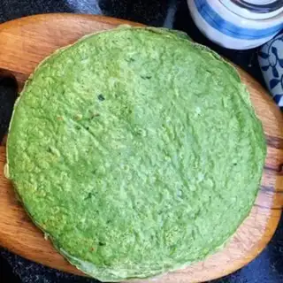 Make Spinach pancakes step 7