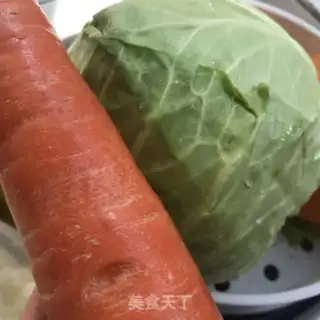Make Carrot and powder step 0