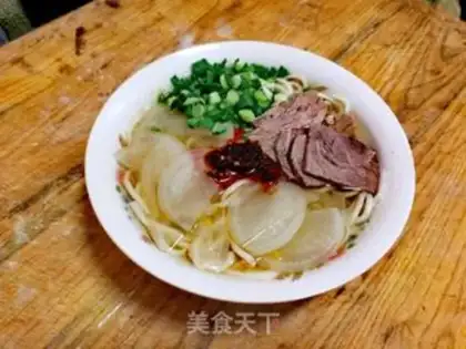 Make Home beef noodles step 8