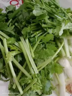 Make The cilantro duck kidney step 1