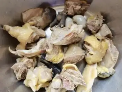 Make The corn and chicken soup step 3