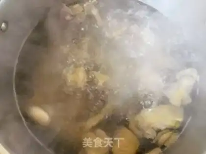 Make The corn and chicken soup step 8