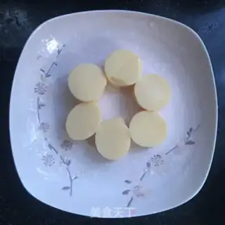Make Japanese tofu steamed shrimp step 3