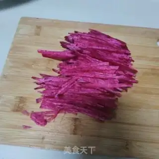 Make Shrimp leather radish step 1