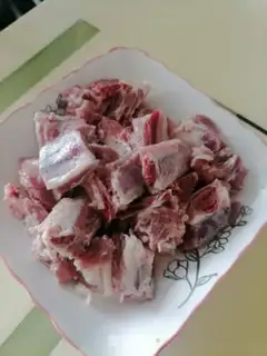 Make Potato burn ribs step 0