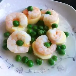Make Japanese tofu steamed shrimp step 7