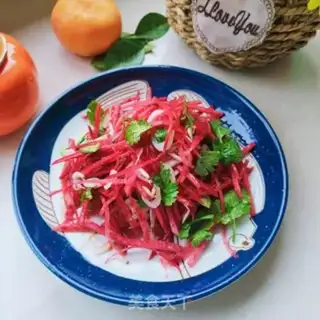 Make Shrimp leather radish step 7