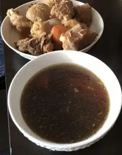 Make Monkey mushroom fan soup step 6