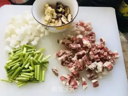 Make Lamb pasta step 1
