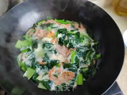 Make Shrimp rice and egg soup step 5