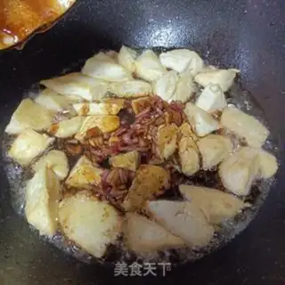 Make The onions burn old tofu step 4