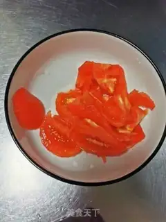 Make Tomato color. Noodles step 0
