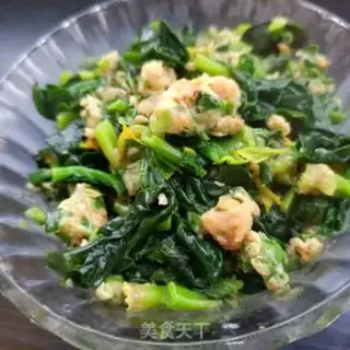 Make Cream shrimp, spinach step 10