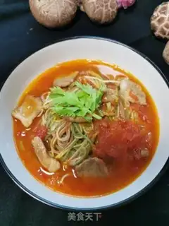 Make Tomato color. Noodles step 10