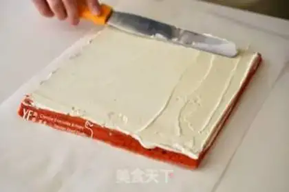Make Red velvet cake rolls step 6