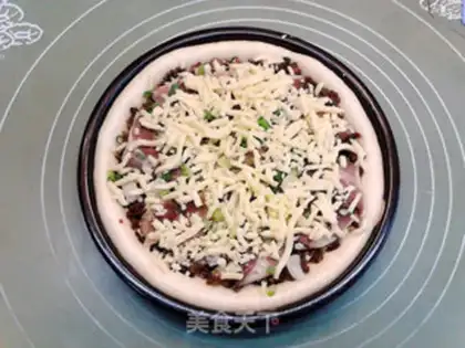 Make Soy mushroom pizza step 24
