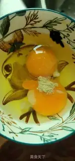 Make Spinach fried eggs step 6