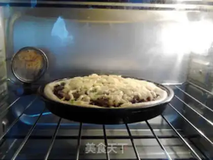 Make Soy mushroom pizza step 25