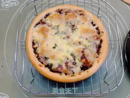 Make Soy mushroom pizza step 27