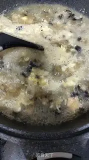Make Egg tofu brain step 1