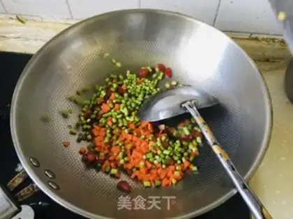 Make Five-colored rice step 2