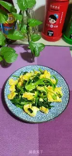 Make Spinach fried eggs step 11