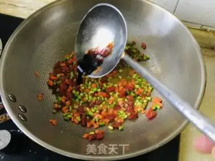 Make Five-colored rice step 3