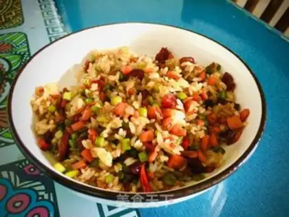 Make Five-colored rice step 6