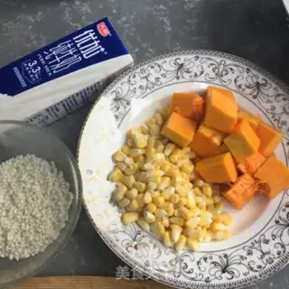 Make Pumpkin corn paste step 0
