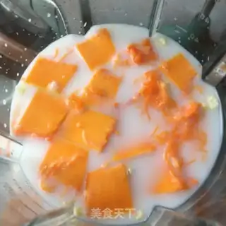 Make Pumpkin corn paste step 1