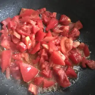 Make Tomato fried eggs step 5